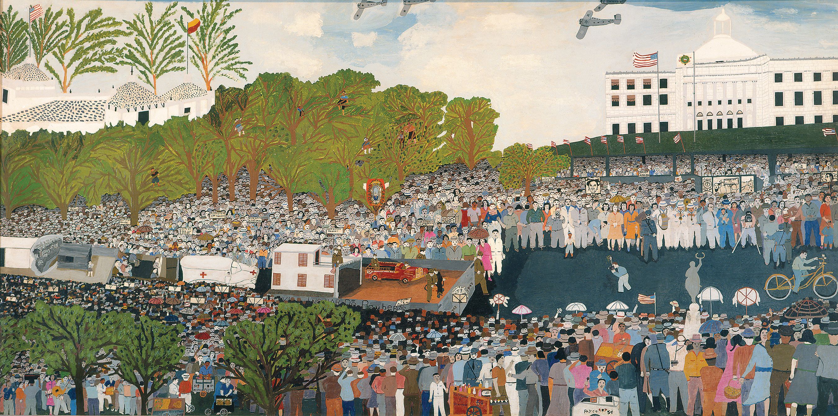 La Parada, Manuel Hernández Acevedo
1949, óleo sobre masonite